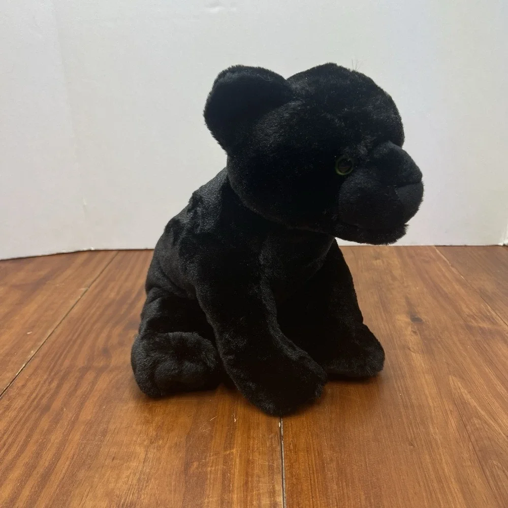 Wild Republic Cuddlekins Black Jaguar Stuffed Animal NWT